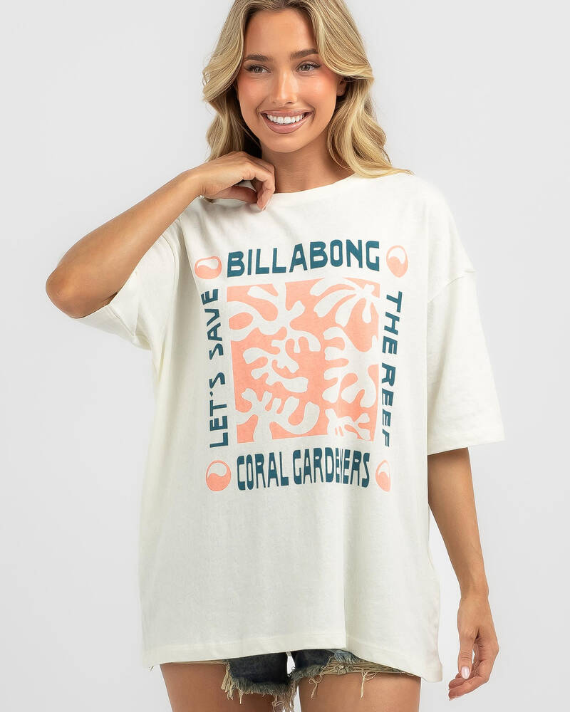 Billabong True Boy Coral Gardener T-Shirt for Womens