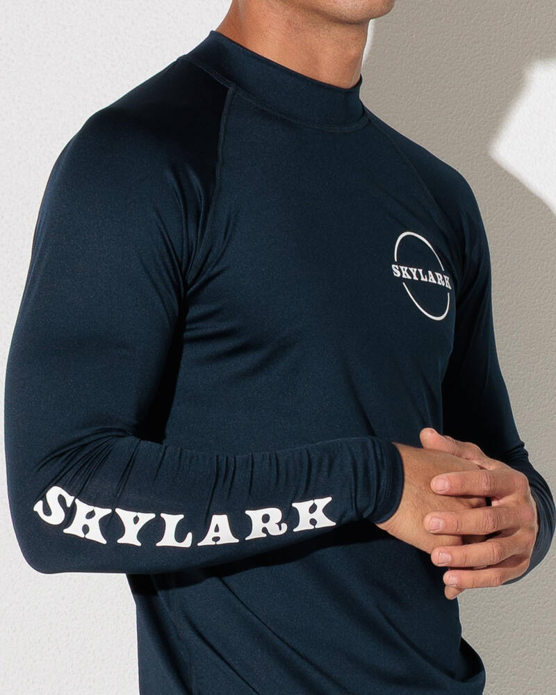 Skylark Submerge Long Sleeve Rash Vest for Mens