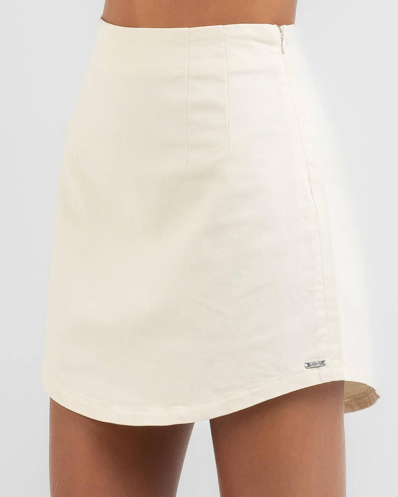 RVCA Twill Mini Skirt for Womens