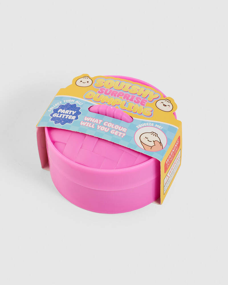 Get It Now Party Glitter Dumpling Squishy Fidget Toy for Unisex