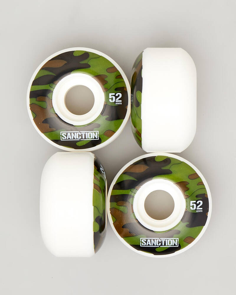 Sanction Combat 52mm Skateboard Wheel Pack for Unisex