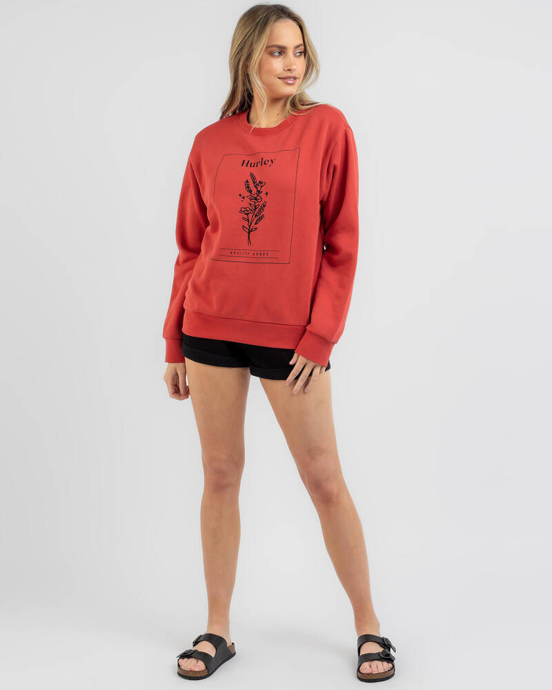 Hurley Rose Frame Sweatshirt for Womens