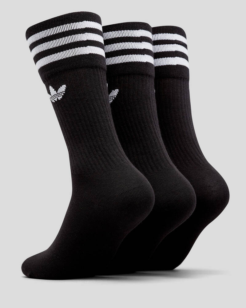 adidas Womens Solid Crew Sock Pack for Womens