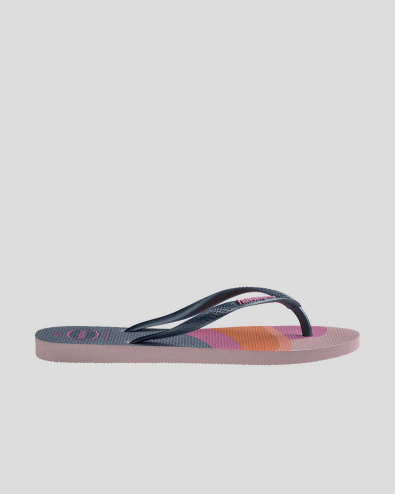Havaianas Slim Palette Glow Thongs for Womens