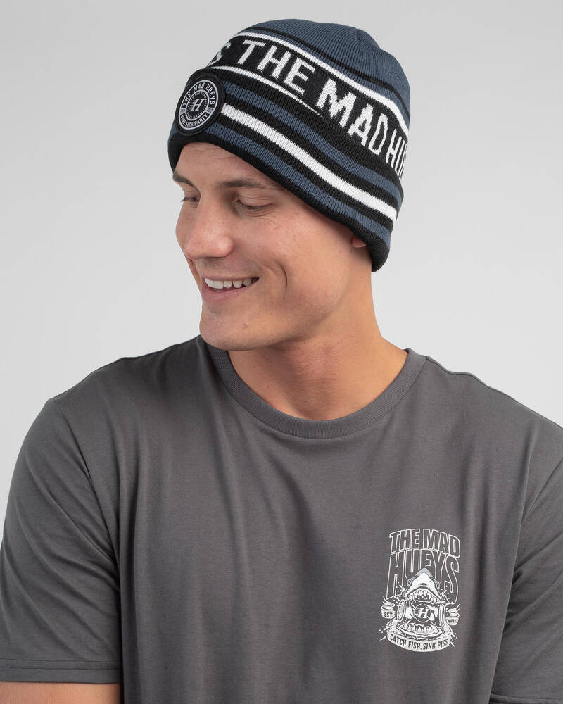 The Mad Hueys Surf Fish Party Beanie for Mens