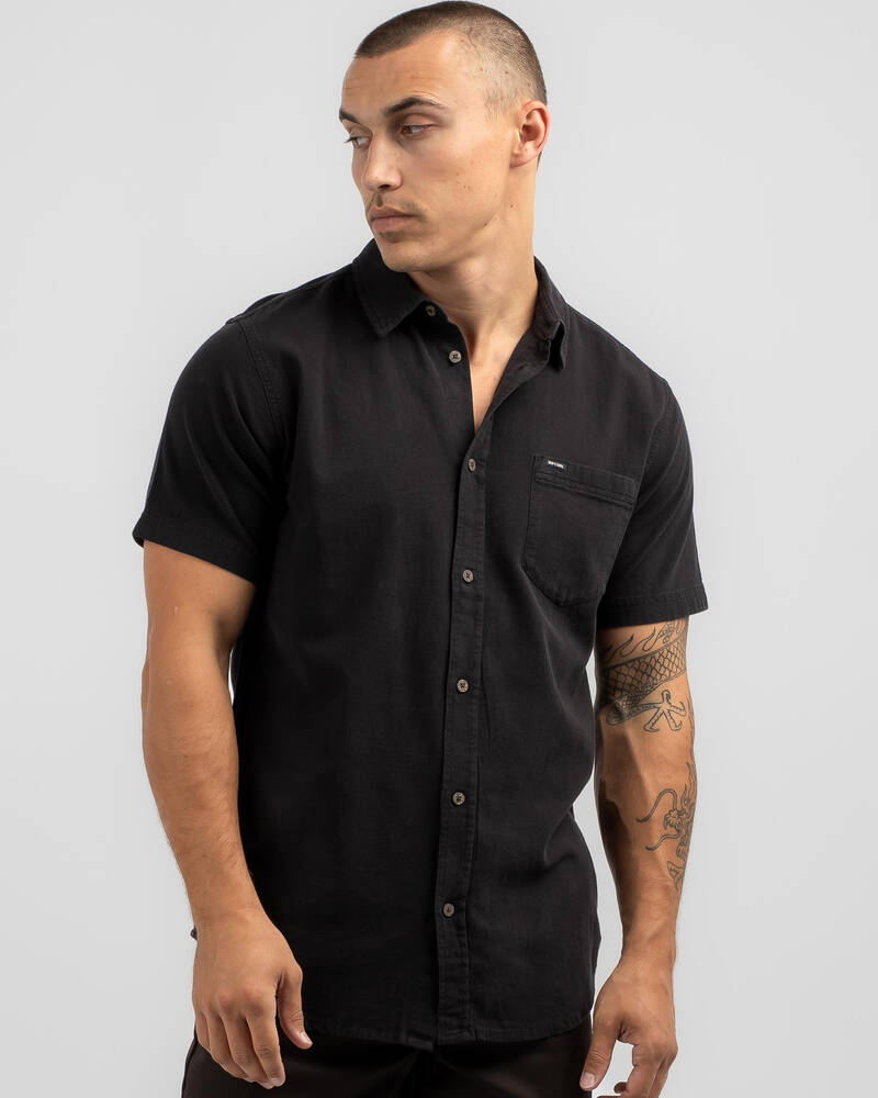 Rip Curl Washed Short Sleeve Shirt for Mens