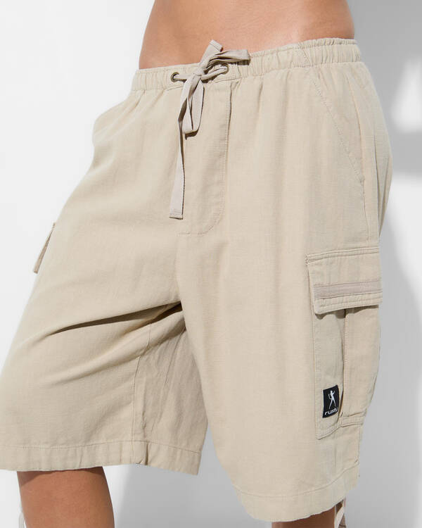 Rusty River Low Rise Baggy Cargo Shorts for Womens