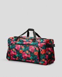 Mooloola Hibiscus Large Wheeled Travel Bag for Womens image number null