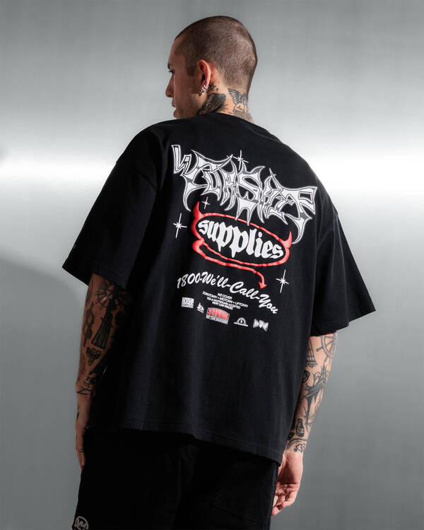 Worship Supplies Survival Crop T-Shirt for Mens