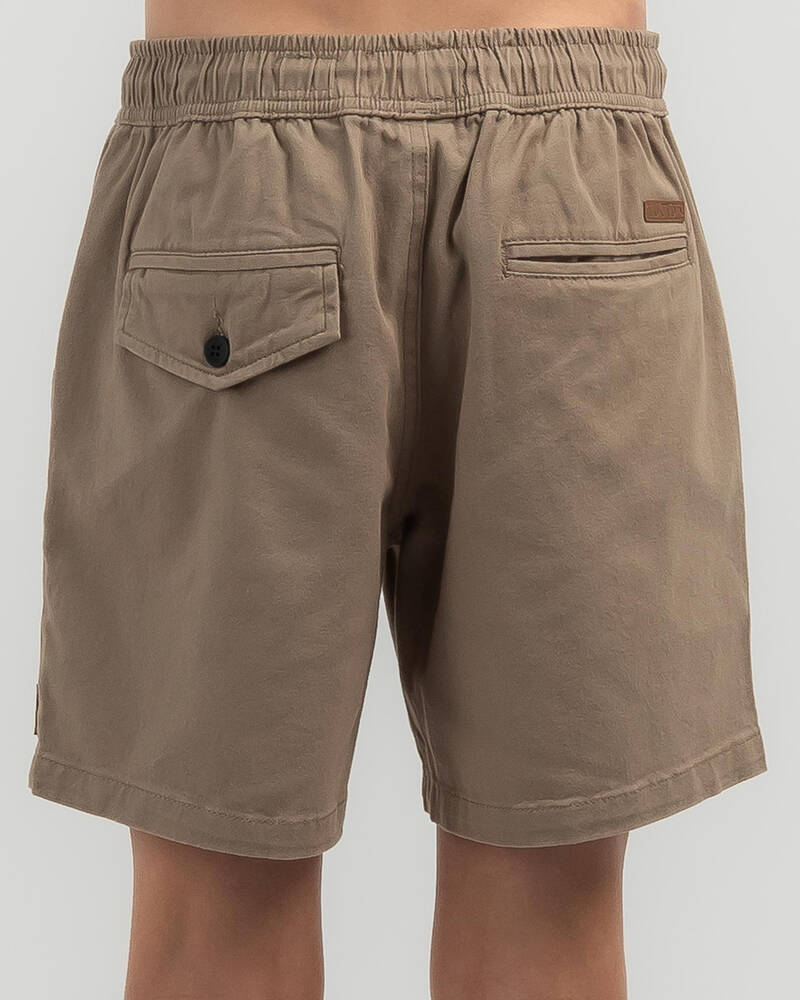 Lucid Boys' Lever Mully Shorts for Mens