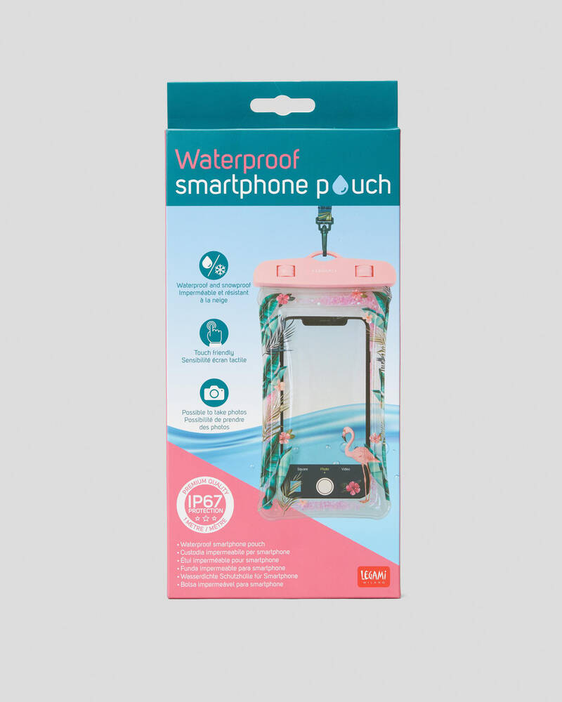 Get It Now Flamingo Waterproof Phone Pouch for Unisex