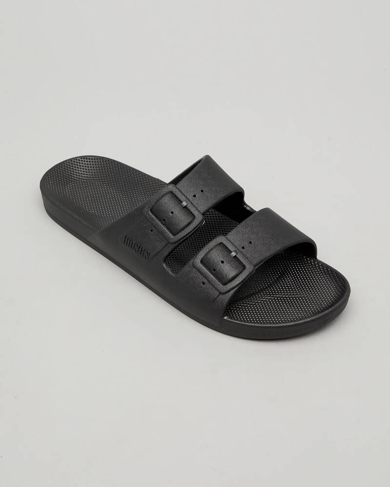 Freedom Moses Black Sandals for Mens