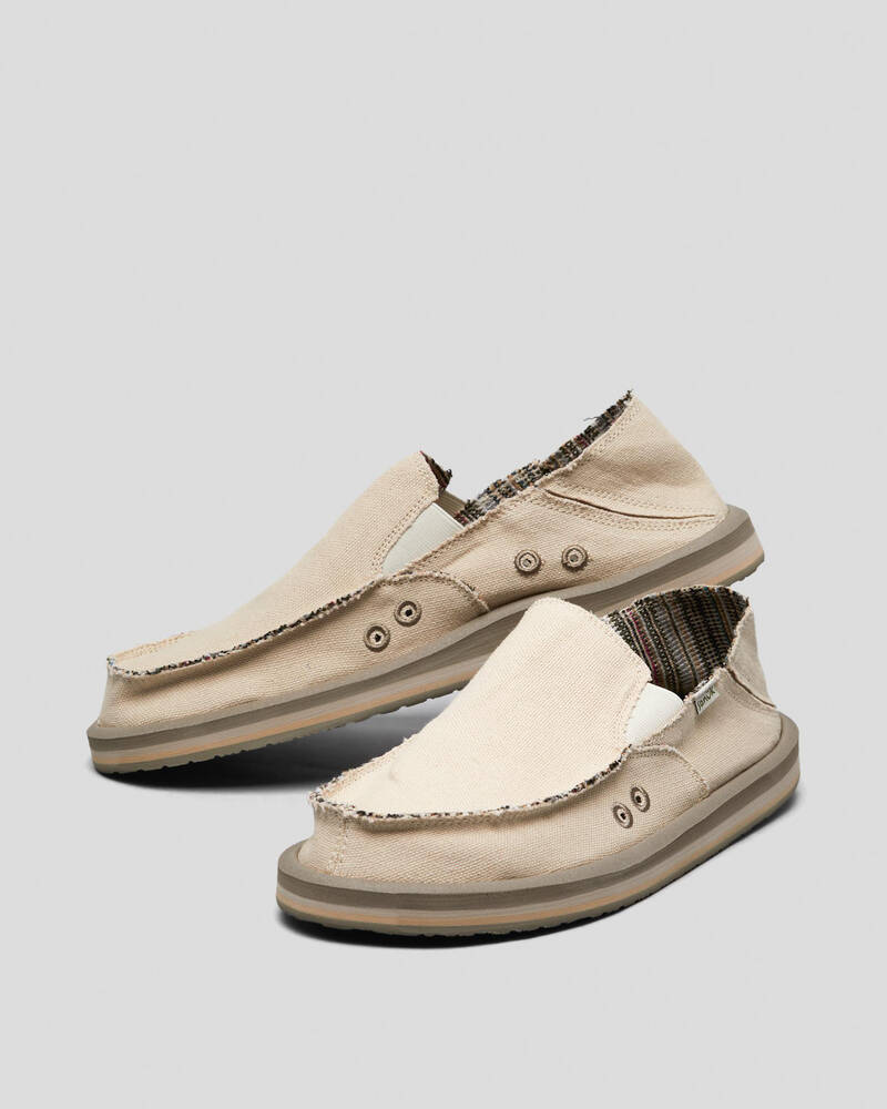 SANUK Vagabond St Hemp Shoes for Mens