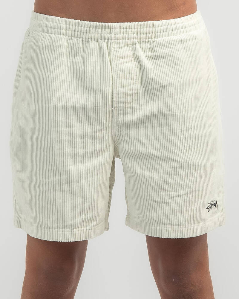 Stussy Wide Wale Cord Beach Shorts for Mens