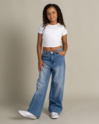 DESU Girls' Icon Straight Leg Jeans for Womens image number null
