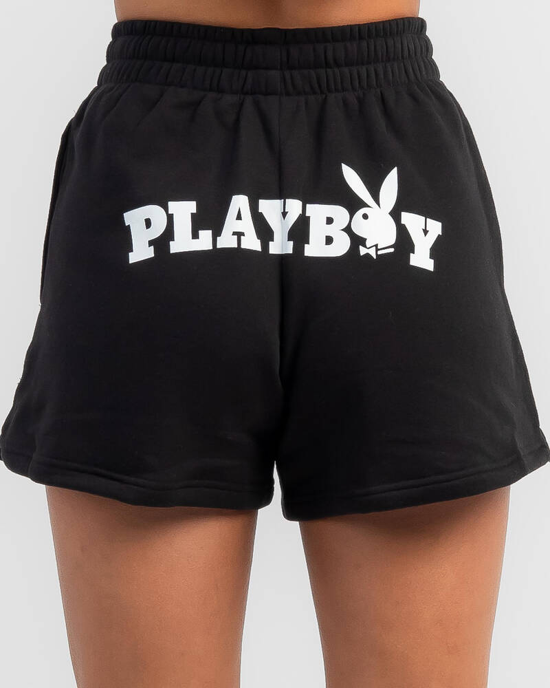 Playboy Bunny O Track Shorts for Womens
