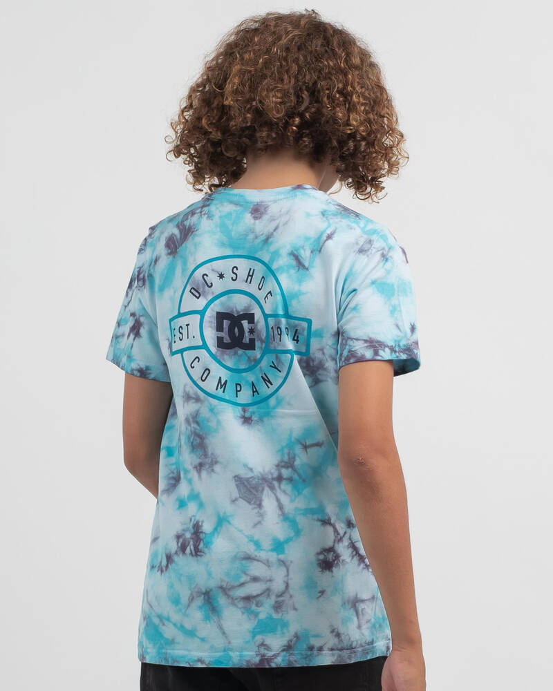 DC Shoes Boys' Tie Dye T-Shirt for Mens