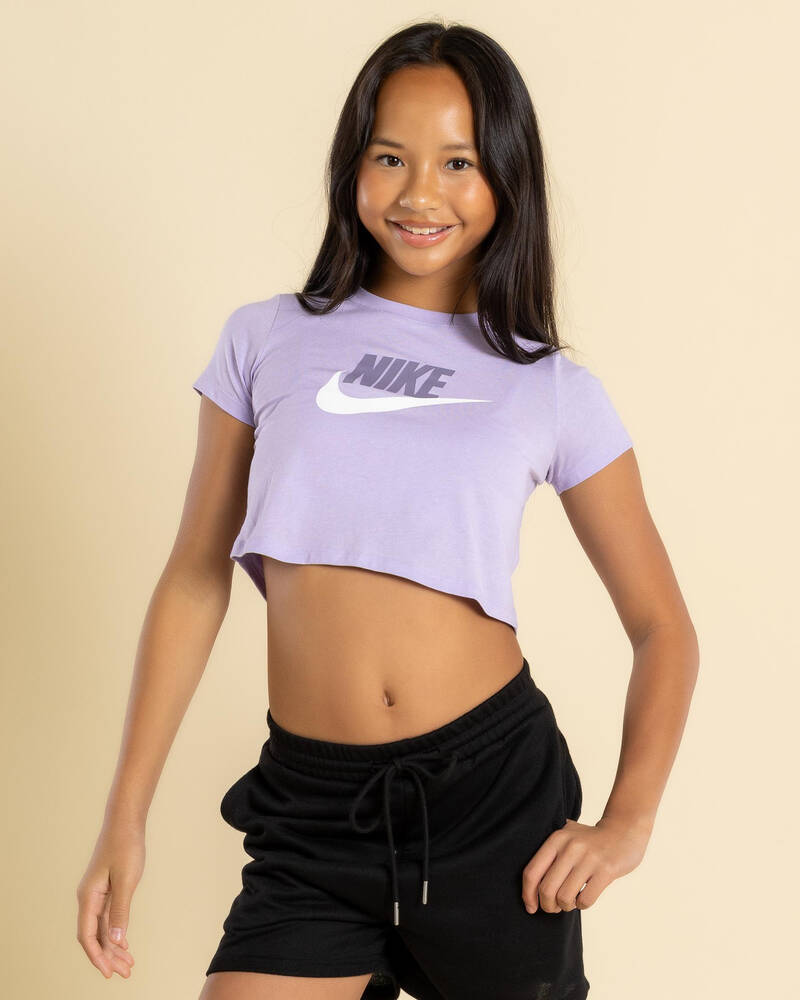 Nike Girls' Futura Cropped T-Shirt for Womens