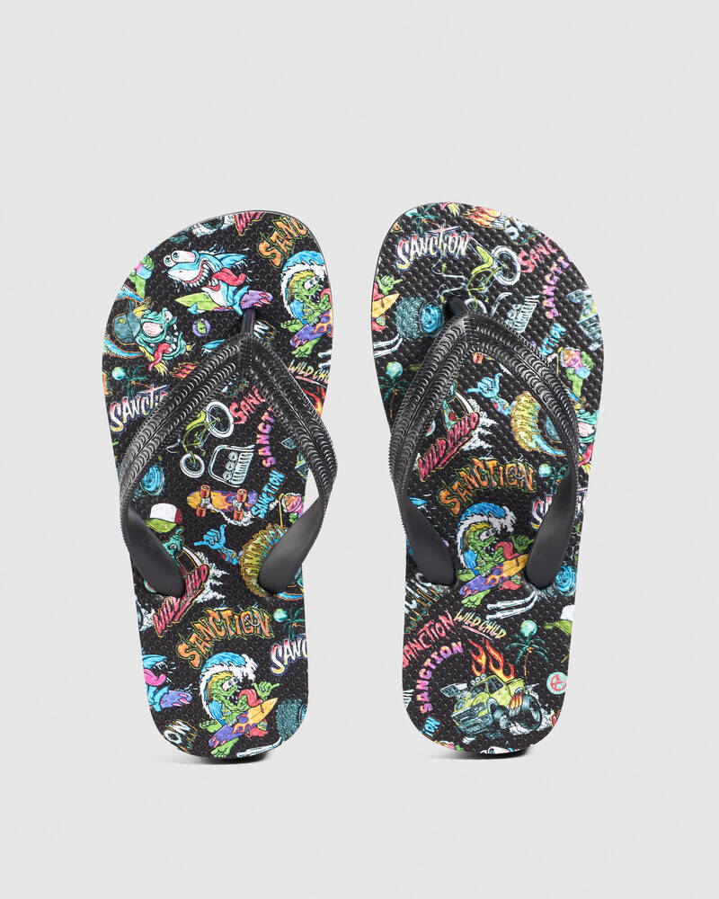 Sanction Boys' Monster Haze Thongs for Mens