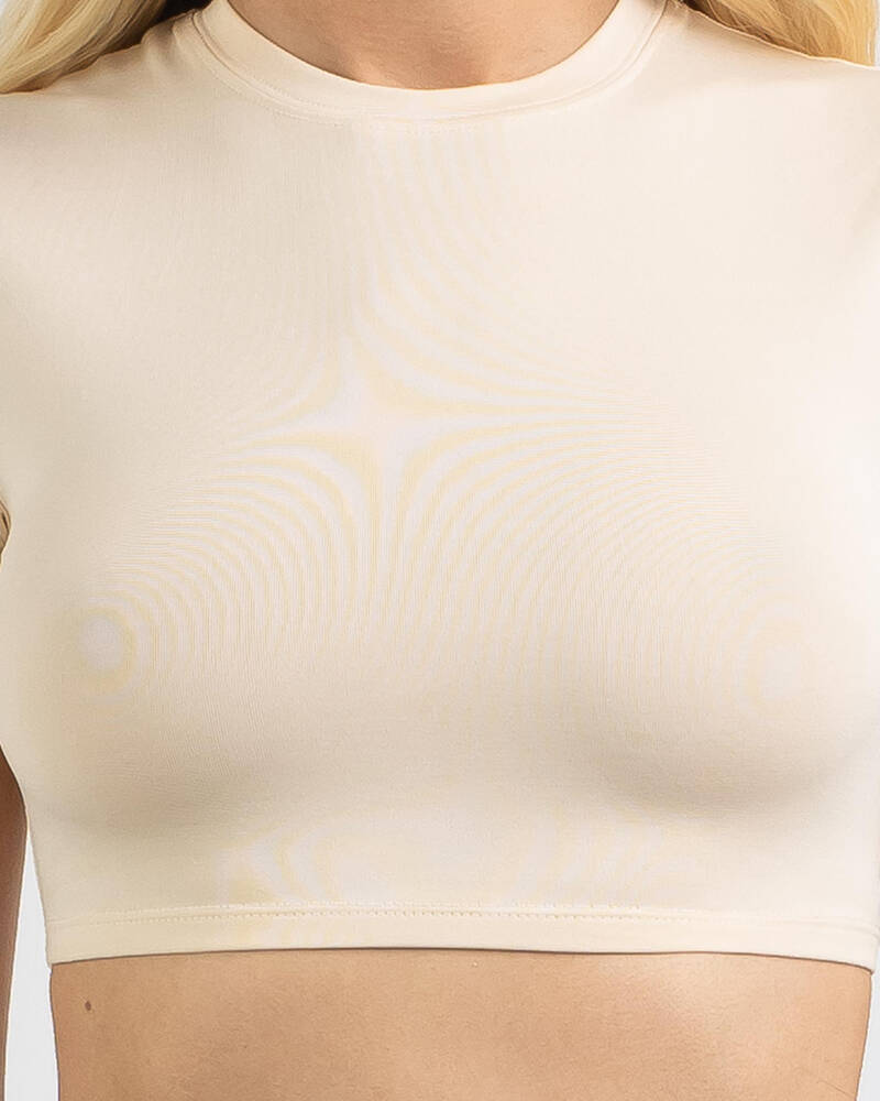 Ava And Ever Ultra Crop Baby Tee for Womens