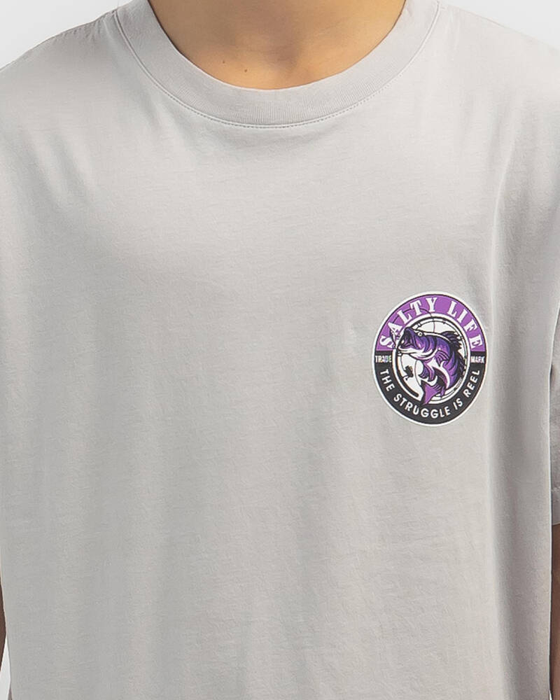 Salty Life Boys' Struggle Is Real T-Shirt for Mens