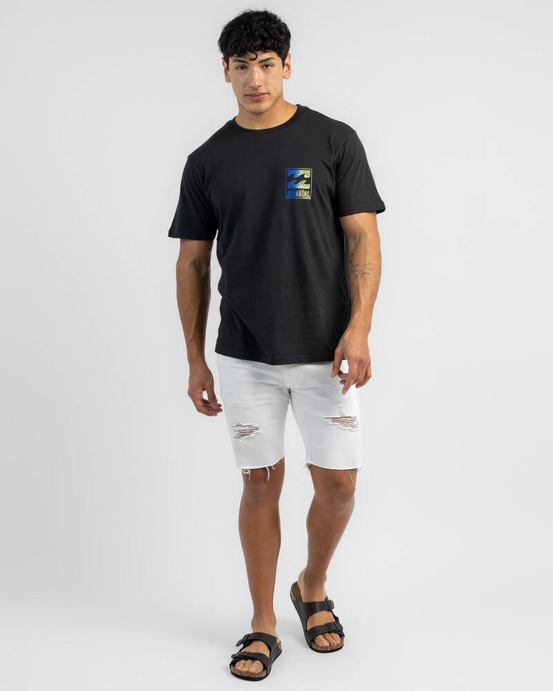 Billabong Crayon Wave Short Sleeve T-Shirt for Mens
