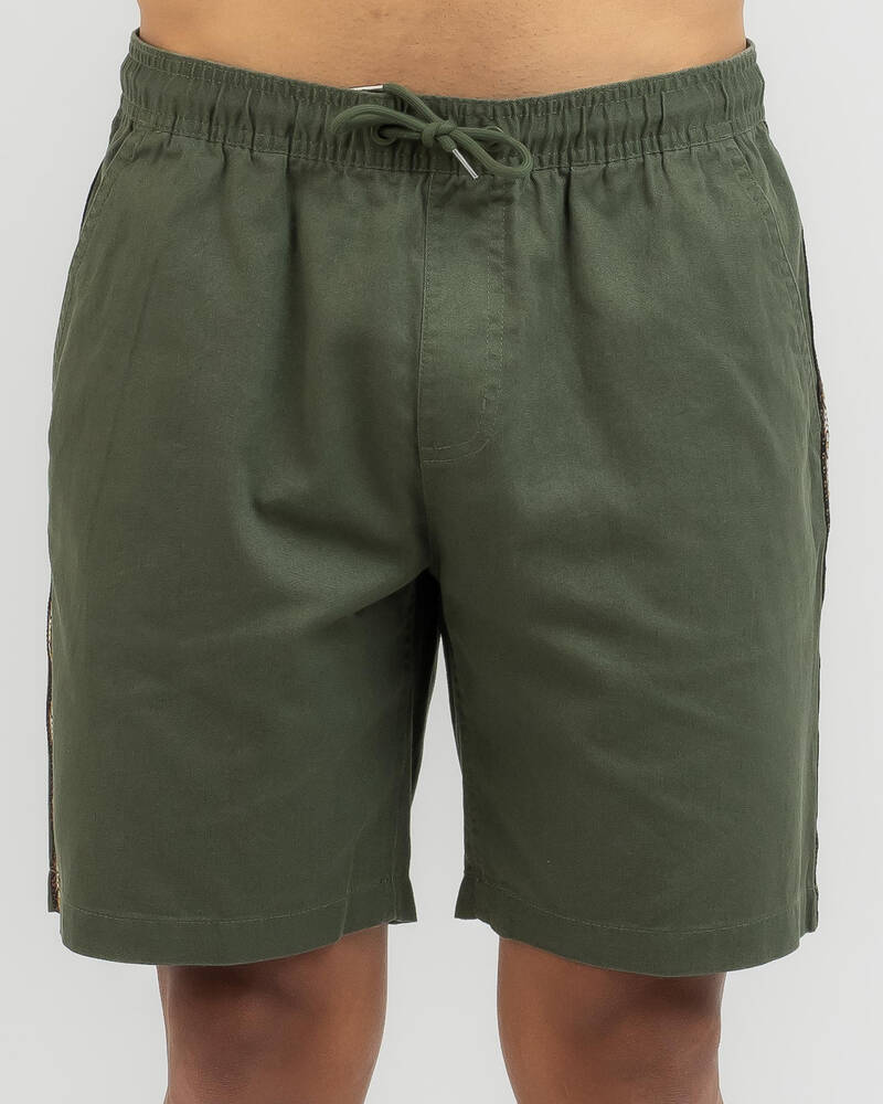 Quiksilver Zest Tape Elastic Waist Shorts for Mens