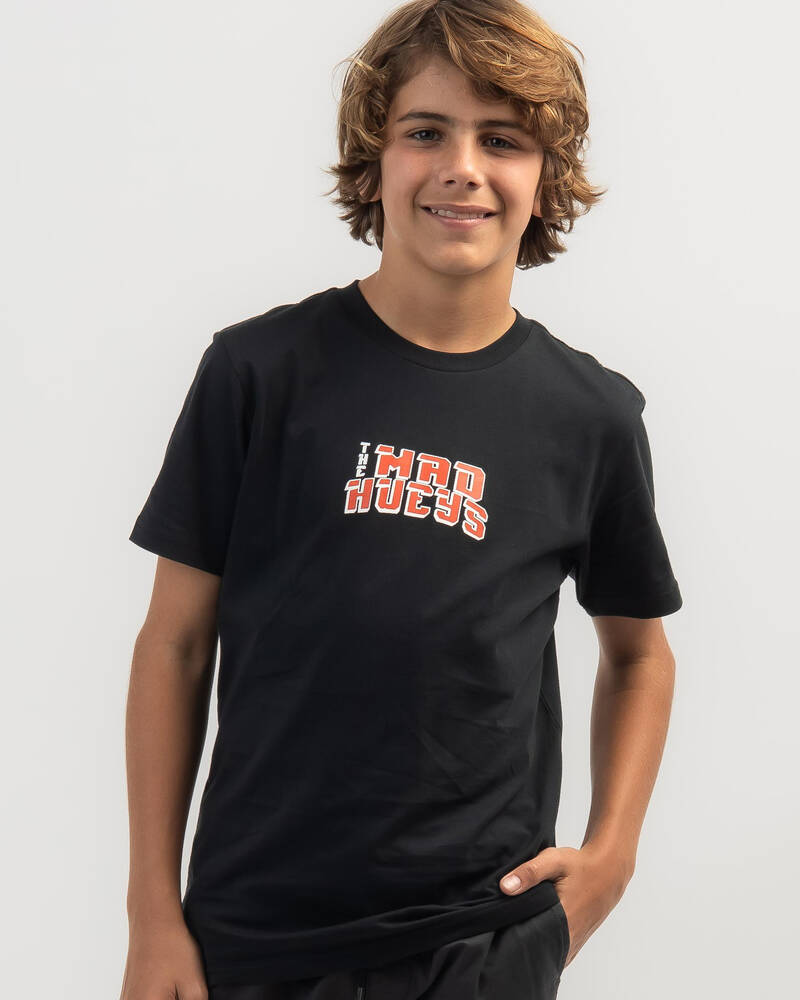 The Mad Hueys Boys' Surfer Shark T-Shirt for Mens