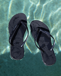 Havaianas Slim Metal Logo Glitter II Thongs for Womens image number null