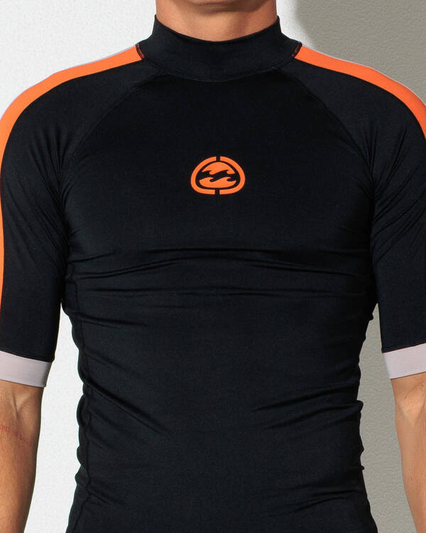 Billabong Spec Panel Short Sleeve Rash Vest for Mens