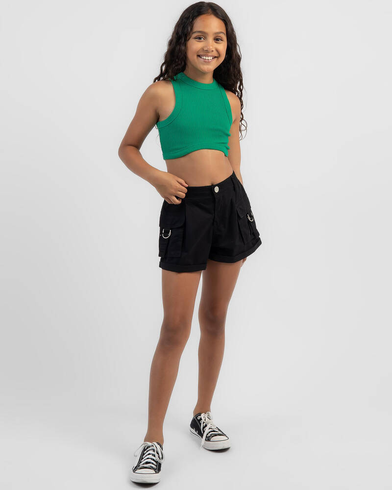 Ava And Ever Girls' Kendra Ultra Crop Top for Womens