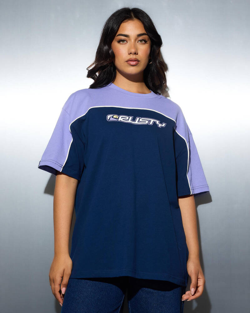 Rusty Archived OPS Oversized T-Shirt for Womens