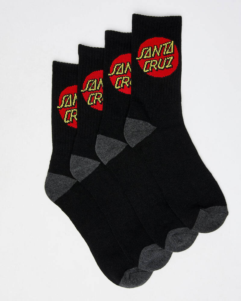 Santa Cruz 4 Pack Socks for Mens