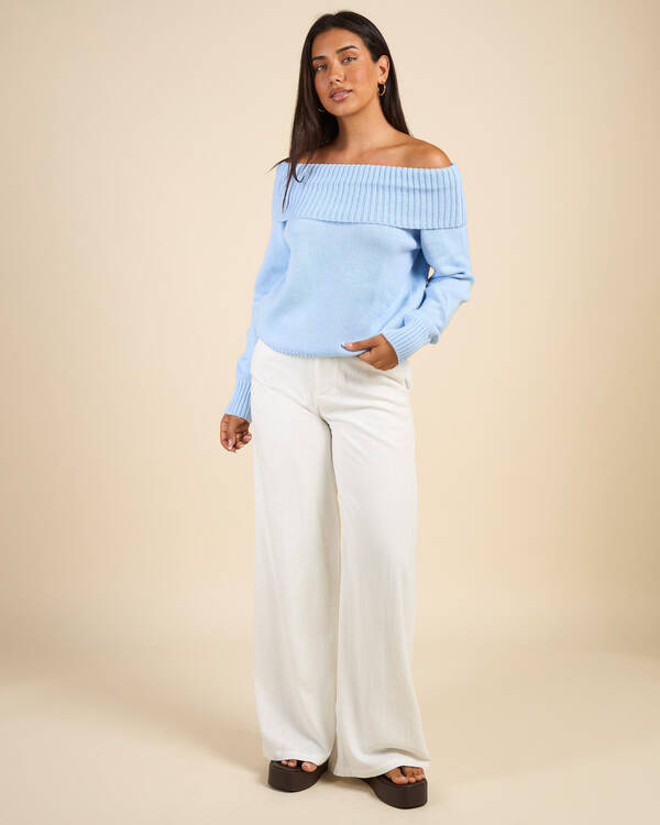 Ava And Ever Veriti Off Shoulder Knit Jumper for Womens