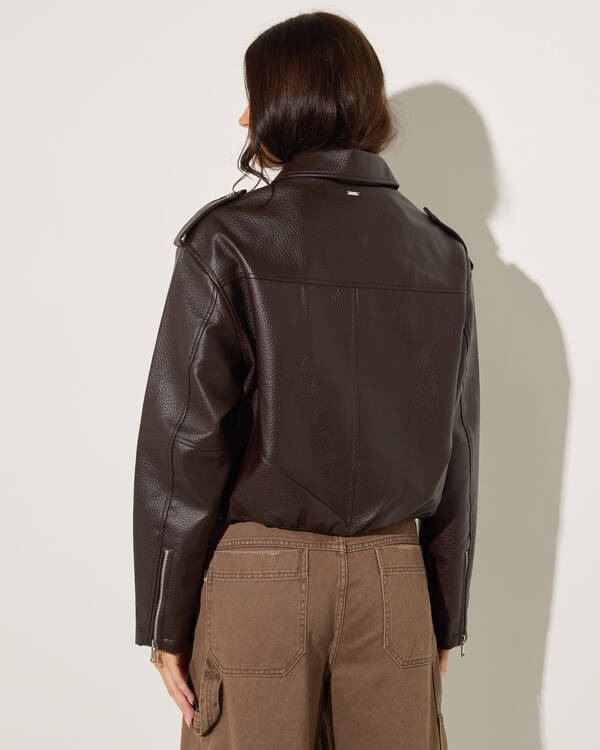 Ava And Ever Osbourne Faux Leather Jacket for Womens