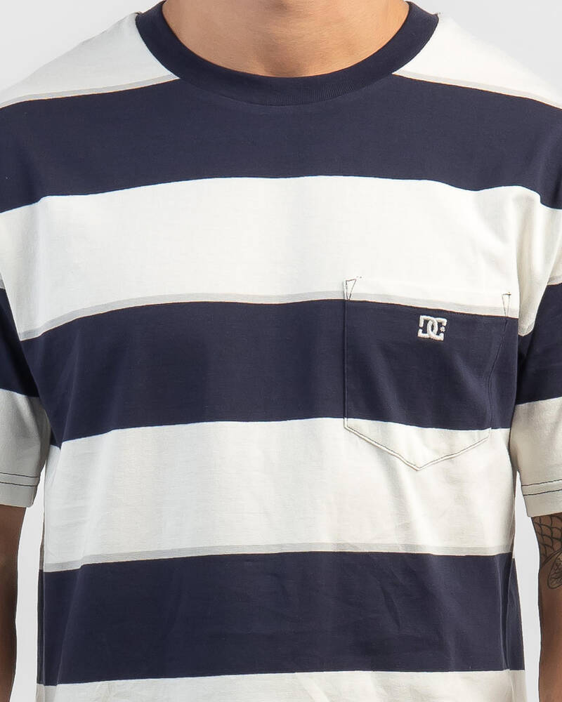 DC Shoes Crate Stripe T-Shirt for Mens