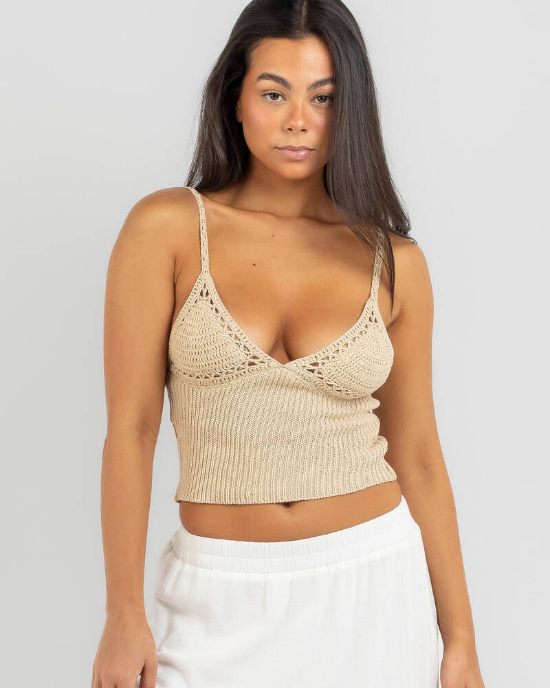 Mooloola In The Tropics Crochet Top for Womens