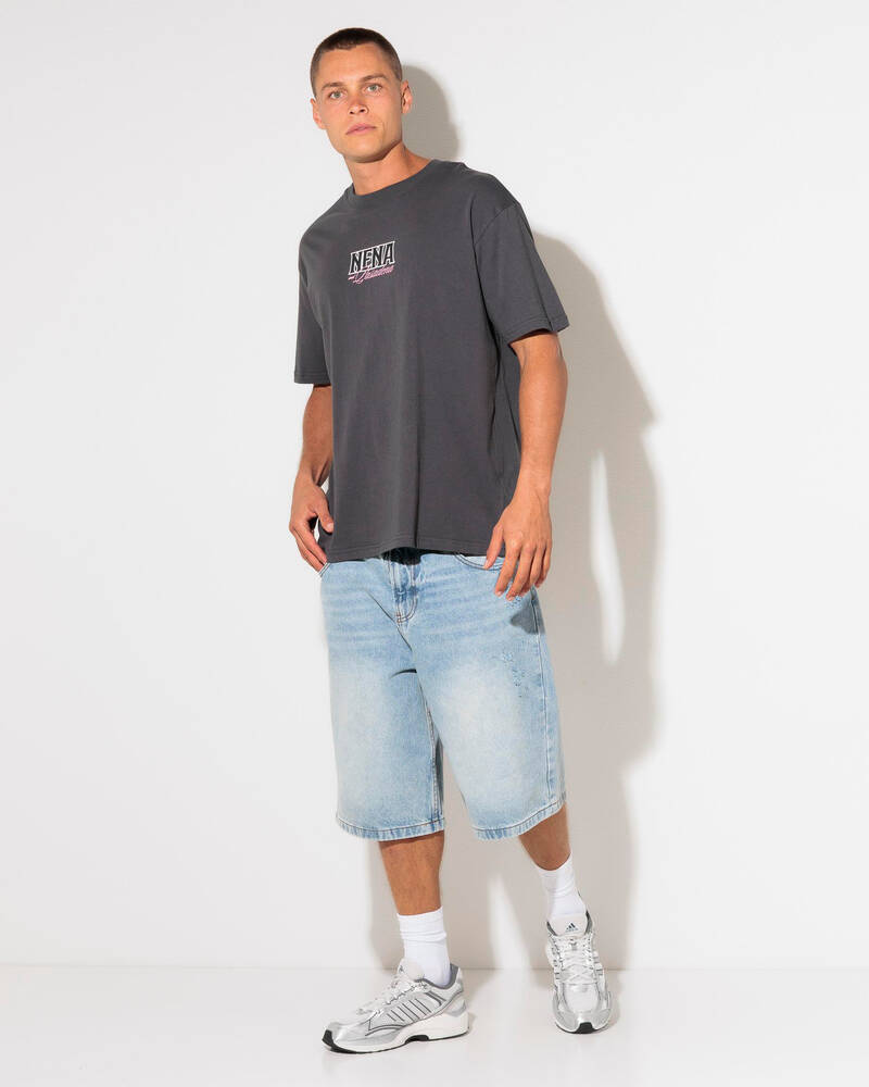 Nena & Pasadena Maurosa Box Fit T-Shirt for Mens