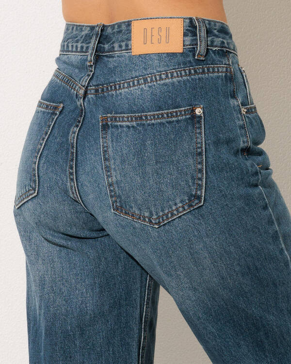 DESU Icon Straight Leg Jeans for Womens