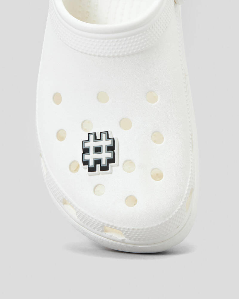 Crocs Hashtag Jibbitz for Unisex