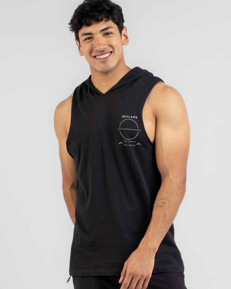 Skylark Tolerate Hooded Muscle Tank for Mens