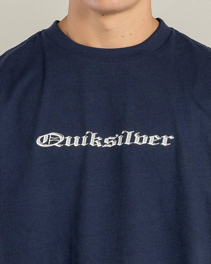 Quiksilver Mercury Chrome Old English T-Shirt for Mens