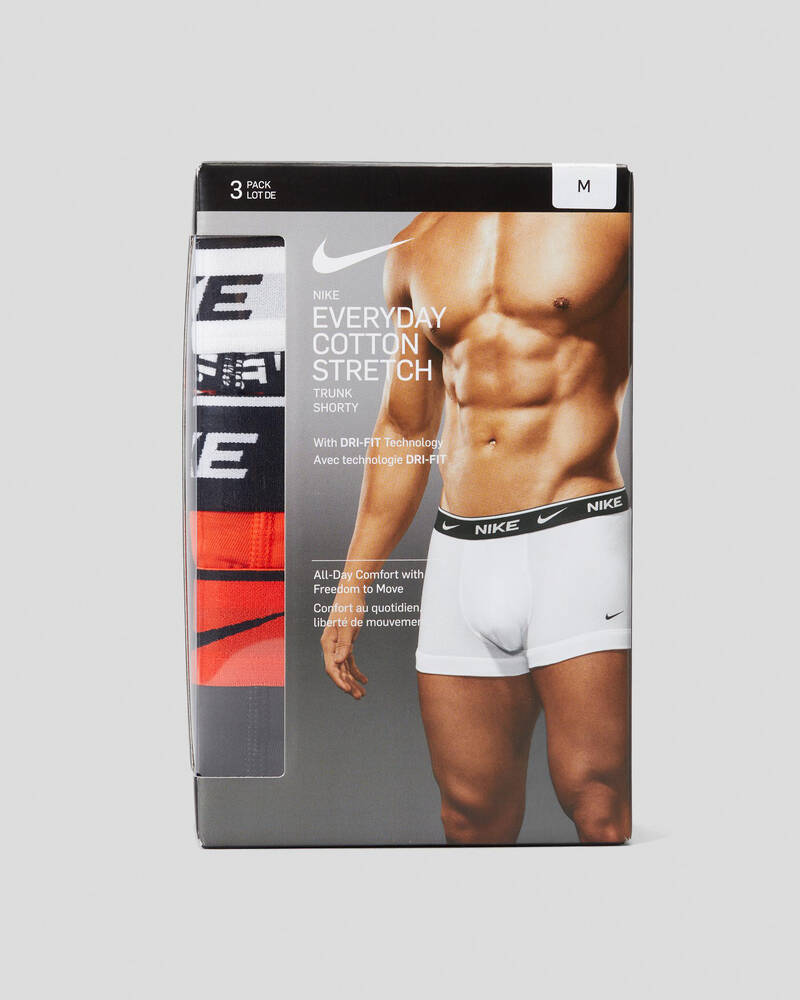 Nike Everyday Cotton Stretch Trunk 3 Pack for Mens