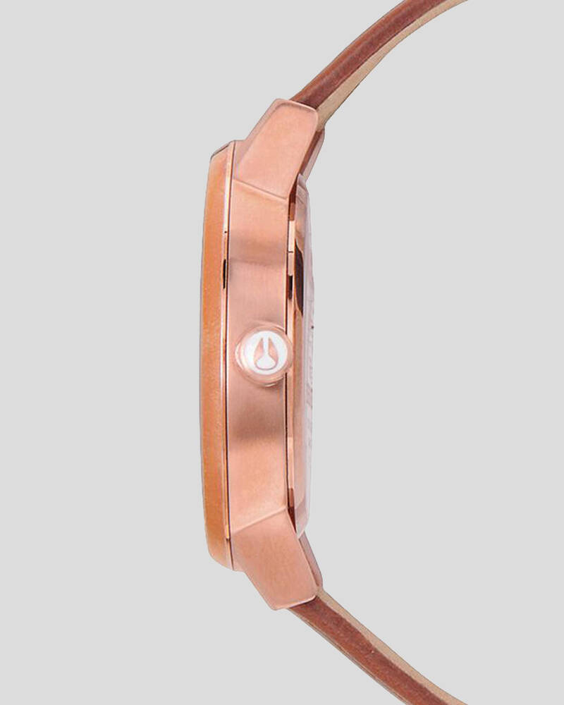 Nixon Kensington Leather Watch for Womens