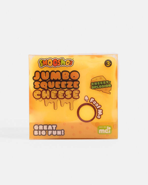 Jumbo Cheese Squishy Fidget Toy