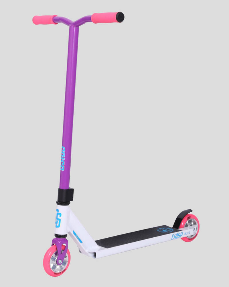 Crisp Scooters Crisp Blitz White/Purple Scooter for Mens