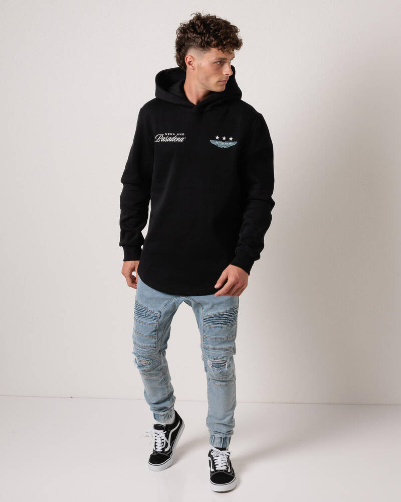 Nena & Pasadena Break Dual Curved Hoodie for Mens