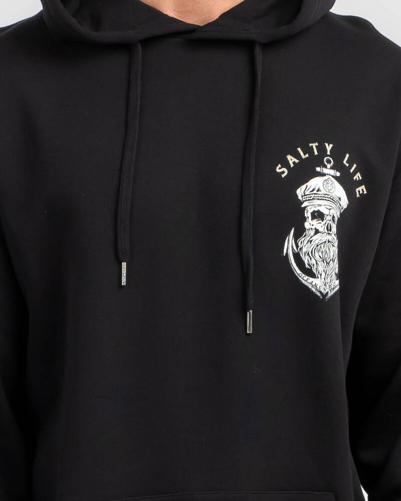 Salty Life Anchors Hoodie for Mens