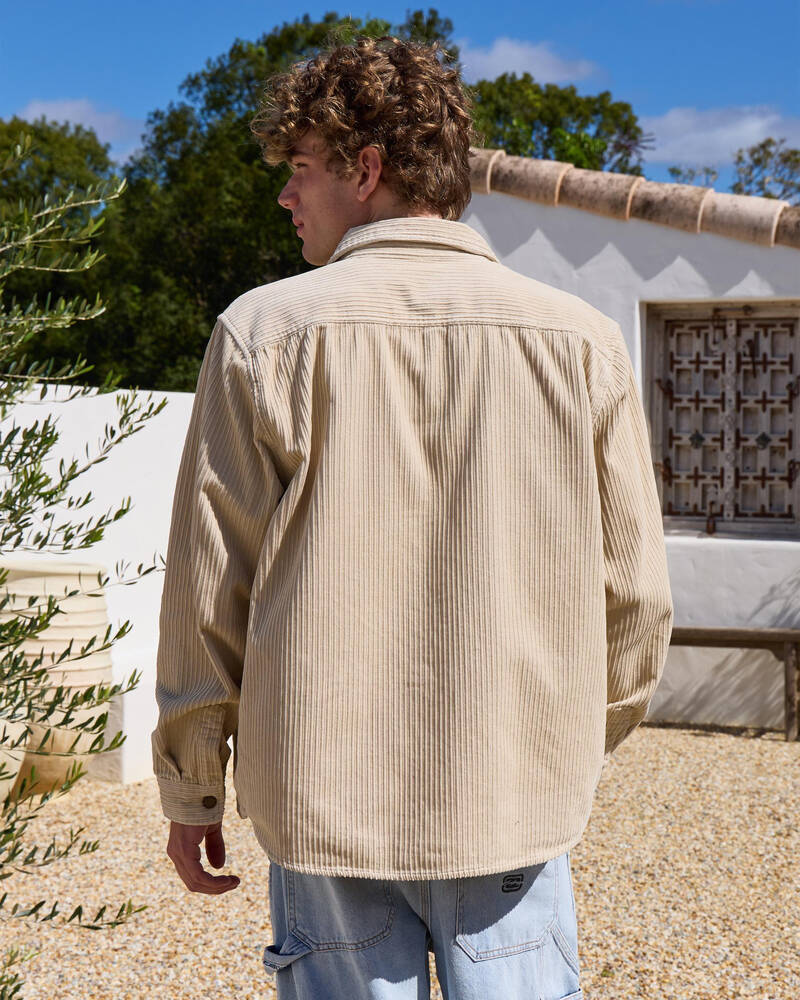 Skylark Record Cord Long Sleeve Shirt for Mens