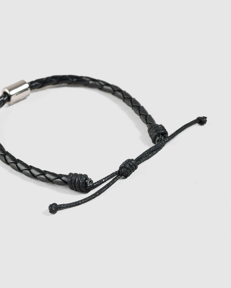 Classics 77 Wave Synthetic Leather Bracelet for Mens